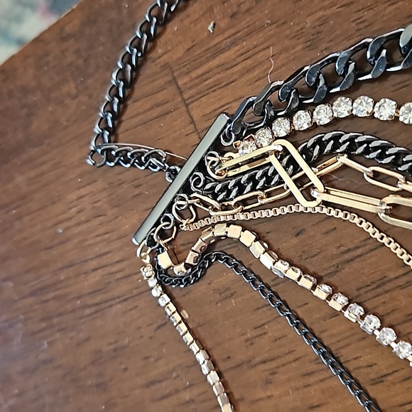 Multi strand multi metal necklace from Target - Picture 5 of 5